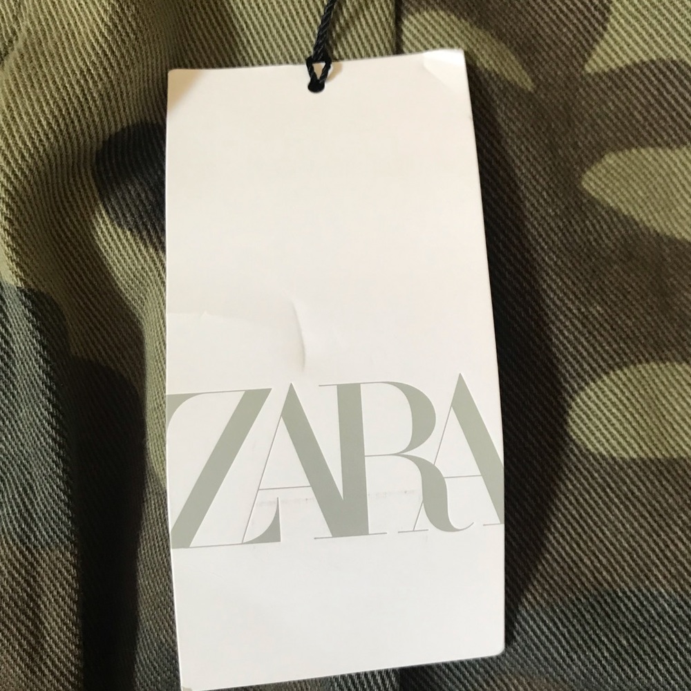 WIDE LEG CARGO PANTS Camo